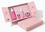 KALM SKIN Rice Brightening 4 Step Glow Kit skincare gift box with facewash serum moisturiser and sunscreen