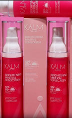KALM SKIN Rice Brightening Sunscreen SPF50 product video showing lightweight glow sunscreen